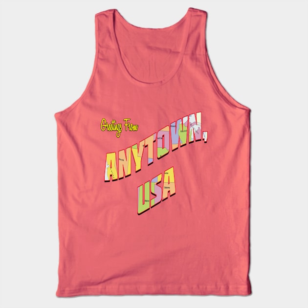 Anytown, USA Logo Tank Top by anytownUSA